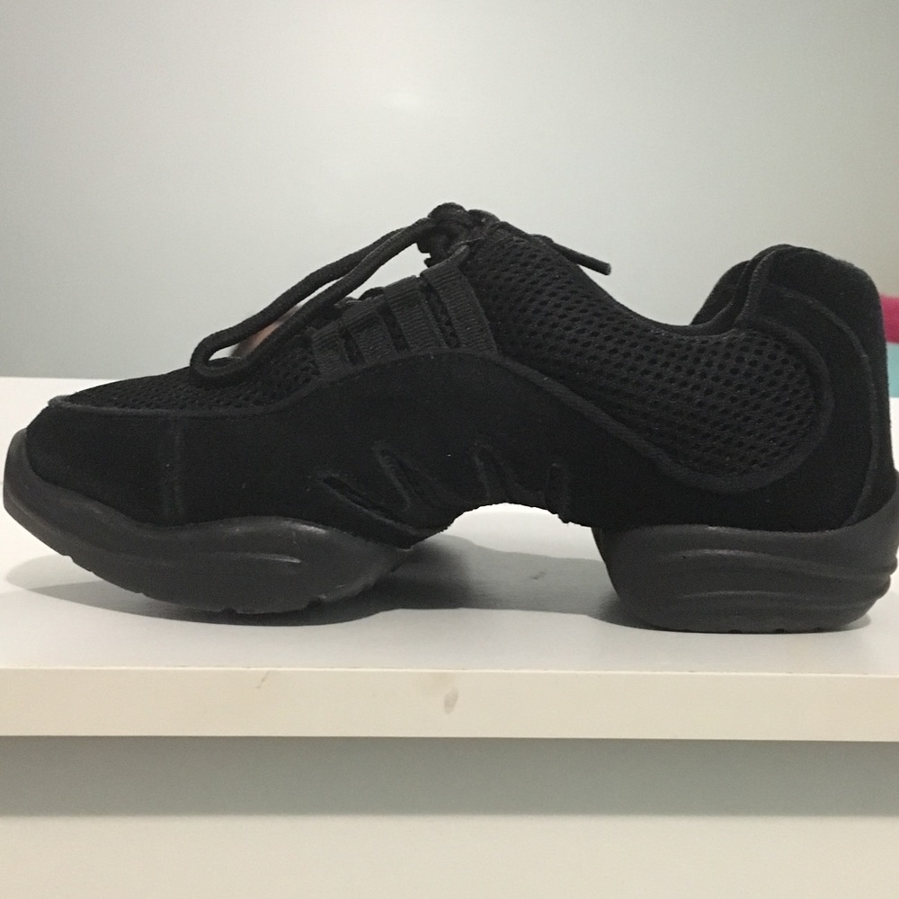 Black dance shoes
